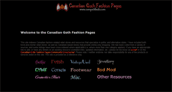 Desktop Screenshot of cangothfash.com