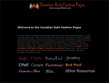 Tablet Screenshot of cangothfash.com